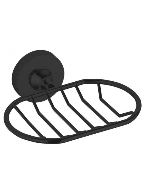 Aqualine Samba szappantartó, fekete SB203 - Fürdőszoba - Für