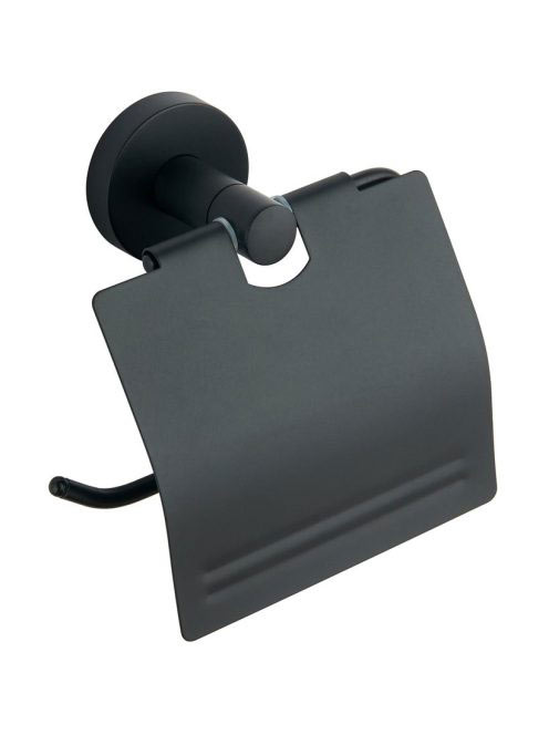 Aqualine Samba WC-papír tartó, fekete SB207 - Fürdőszoba - F