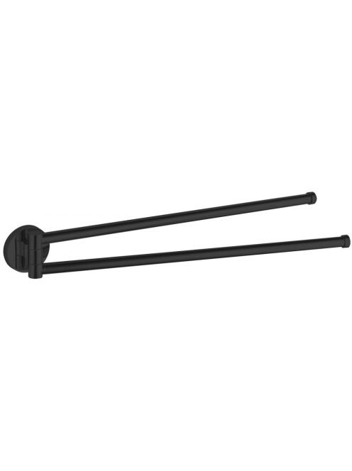 Aqualine Samba falra szerelhető dupla törölközőtartó 47 cm,