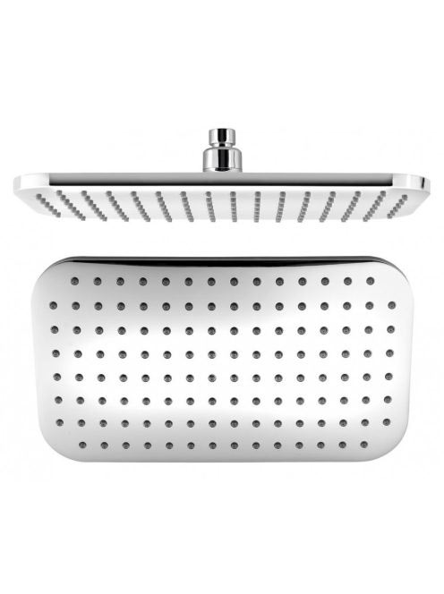Aqualine szögletes fejzuhany 20x35 cm AntiCalc, króm SC235 -