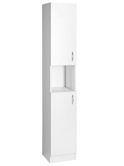 Aqualine Simplex Eco 2 ajtós állószekrény 30x180x30 matt feh