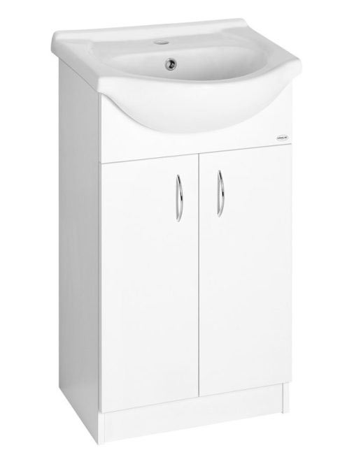 Aqualine Simplex Eco 55 álló mosdótartó szekrény mosdóval 53