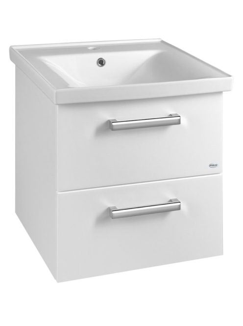 Aqualine Vega 2 fiókos mosdótartó szekrény 51,5x60x43,6 cm,