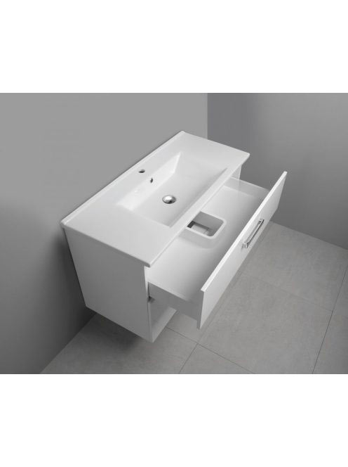 Aqualine Vega 2 fiókos mosdótartó szekrény 97x60x43,6 cm, fe