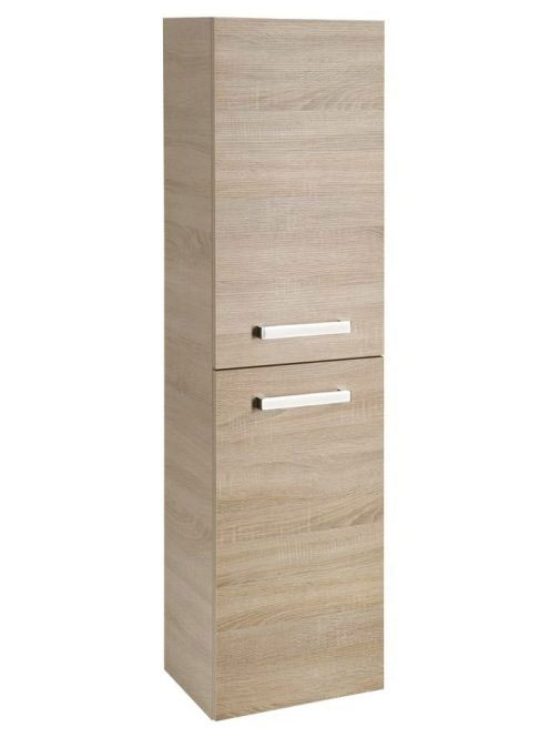 Aqualine Vega balos állószekrény szennyestartóval 40x150x31