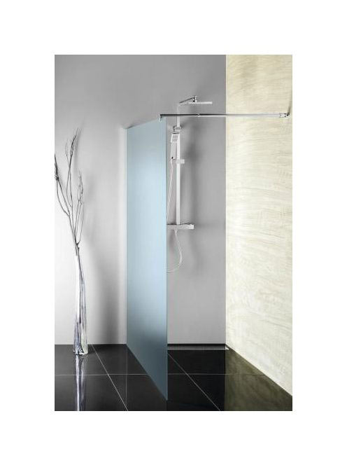 Aqualine WALK IN Fix zuhanyfal, 90x190cm, matt üveg WI090 -