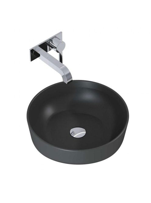 Arezzo design Lorca pultra ültethető mosdó 42 cm, matt antra