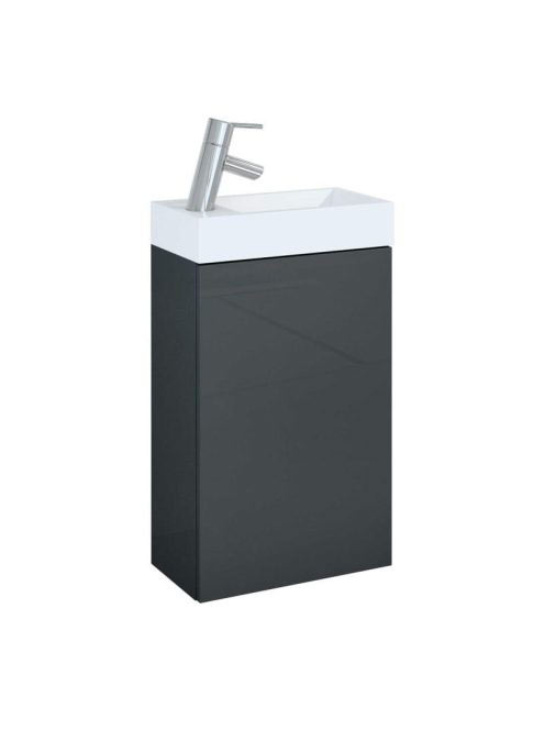 Arezzo design Mini alsószekrény mosdóval 40 cm, 1 ajtóval, f