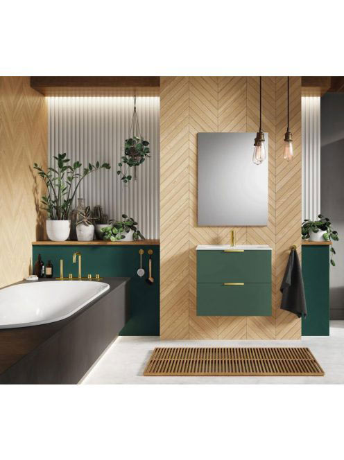 Arezzo design Etna 2 fiókos szekrény mosdóval 60x38,4 arany