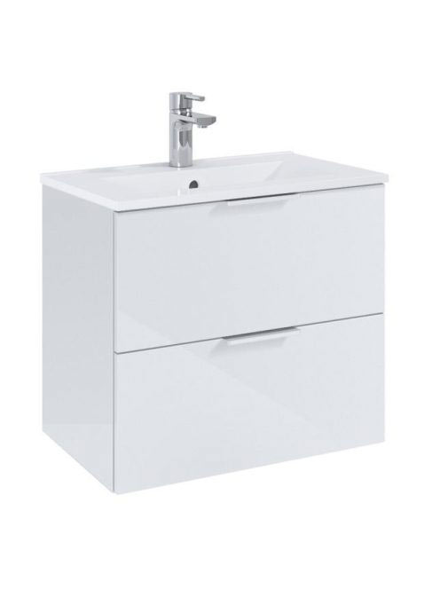 Arezzo design Etna 2 fiókos szekrény mosdóval 60x38 fényes f