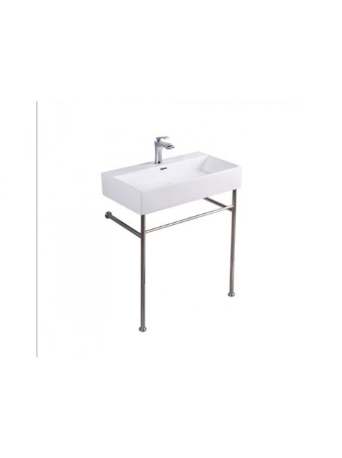 Arezzo design Tampa mosdótál fémlábbal - lefolyó, fehér AR-3