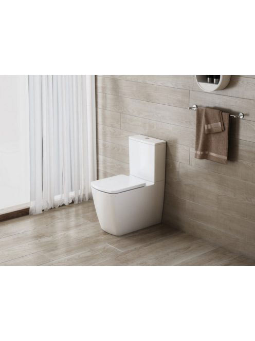 Arezzo design Montana perem nélküli monoblokk WC tartállyal