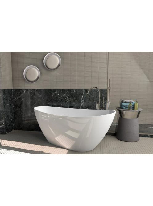 Arezzo design Palmyra szabadonálló kád 150x70 cm, öntöttmárv