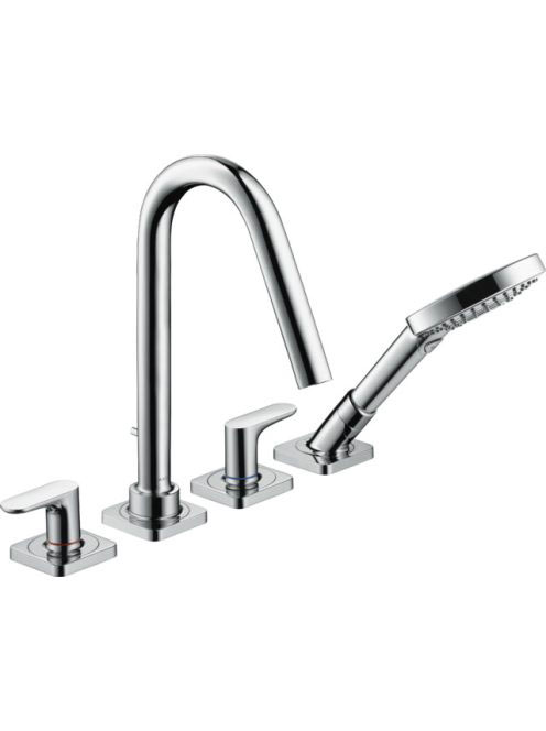 Axor Citterio M 4-lyukú peremre szerelhető kádcsaptelep króm