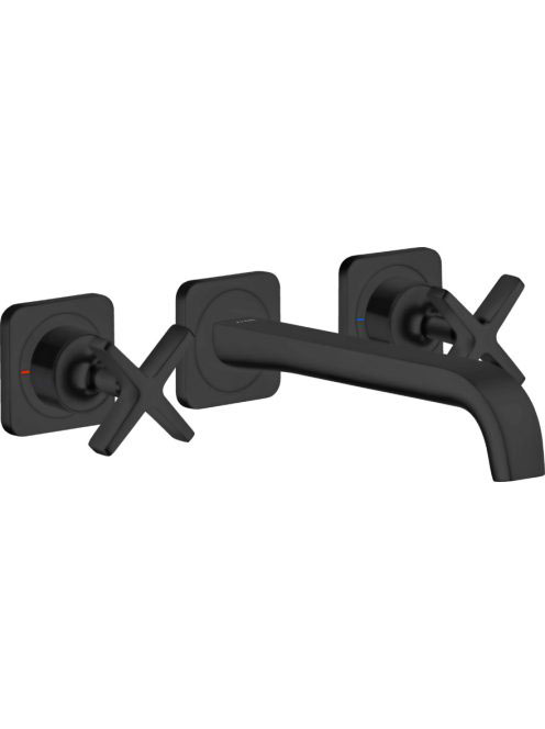 Axor Citterio E 3-lyukú mosdó csaptelep takarórozettával mat