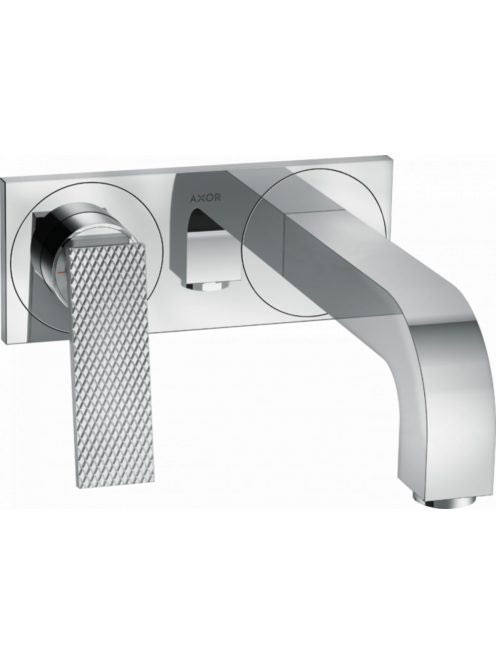 Axor Citterio mosdócsaptelep rombusz mintás kezelőkarral fal