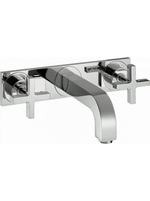 Axor Citterio 3-lyukú falsík alatti keresztfogantyús mosdócs