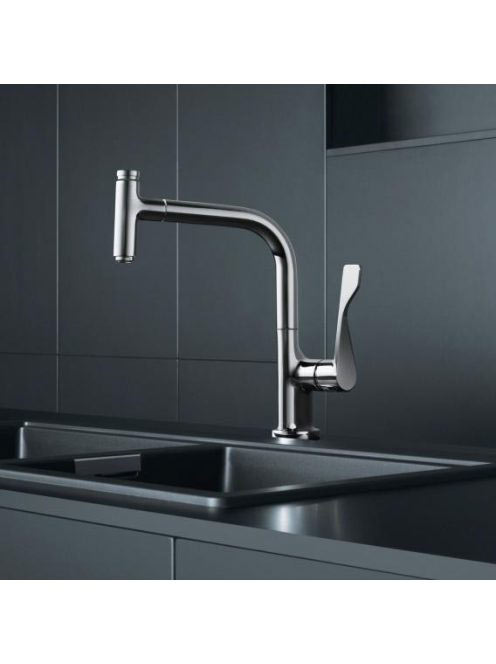 Axor Citterio egykaros konyhai csaptelep kihúzható kifolyóva