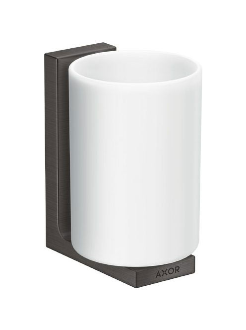 Axor Universal négyszögletes tartó fogkefe pohárral szálcsis