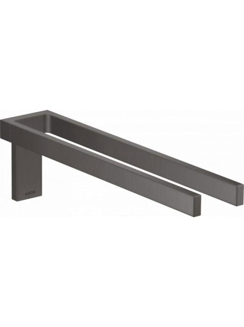 Axor Universal négyszögletes szálcsiszolt fekete króm fix tö