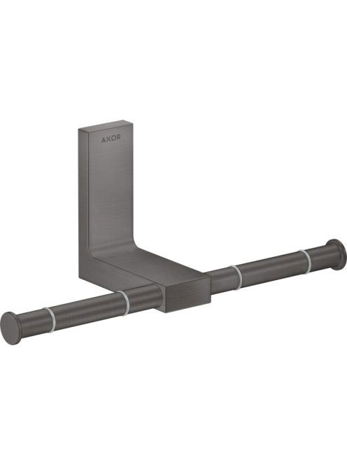 Axor Universal négyszögletes dupla WC papír tartó szálcsiszo