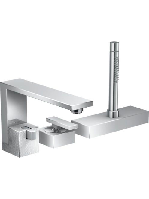 Axor Edge 3 lyukú kádcsaptelep, gyémánt csiszolással, króm 4