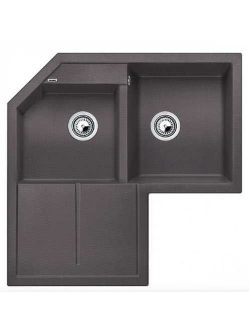 Blanco Metra 9 E gránit sarok mosogató csepegtetővel és lefo