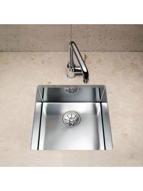 BLANCO Claron 400-U InFino selyemfényű rozsdamentes acél mos