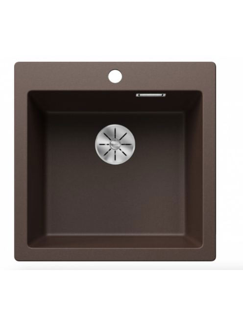 Blanco Pleon 5 egymedencés gránit mosogató 51,5x51 cm, kávé