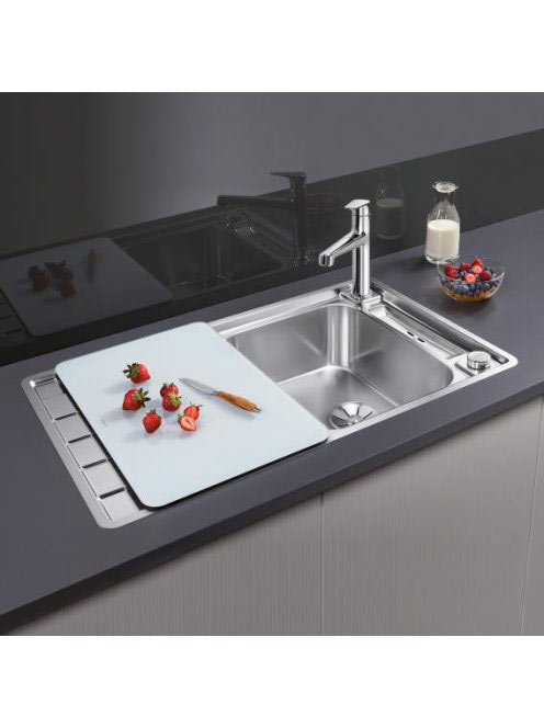 BLANCO Axis III 45 S-IF rozsdamentes selyemfényű acél mosoga