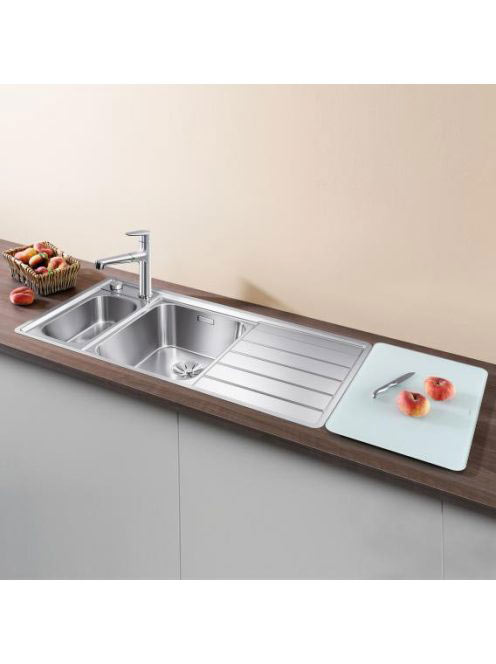 BLANCO Axis III 6 S-IF balos rozsdamentes selyemfényű acél m