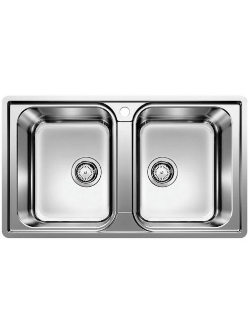 Blanco Lemis 8-IF rozsdamentes acél mosogató egy furattal 52