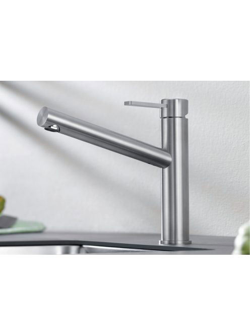 BLANCO Ambis egykaros mosogató csaptelep, fényes rozsdamente