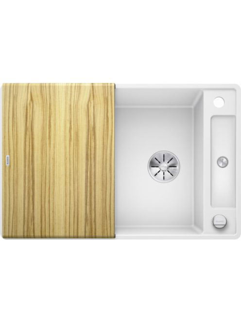 BLANCO Axia III 45 S-F Silgránit mosogató excenterrel, fa vá