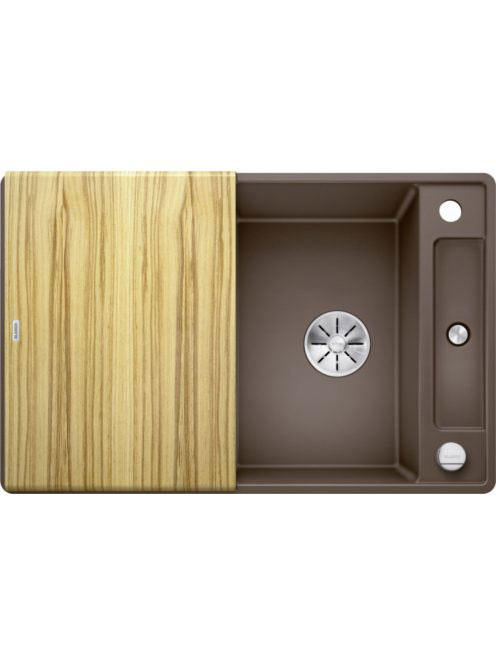 BLANCO Axia III 45 S-F Silgránit mosogató excenterrel, fa vá