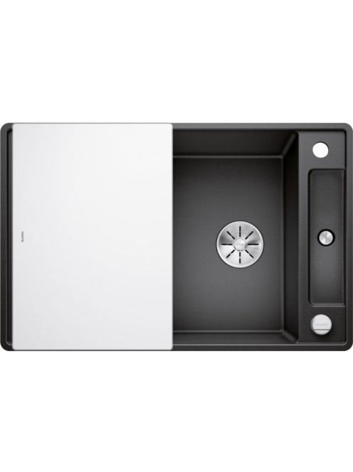 BLANCO Axia III 45 S-F Silgránit mosogató excenterrel, üveg
