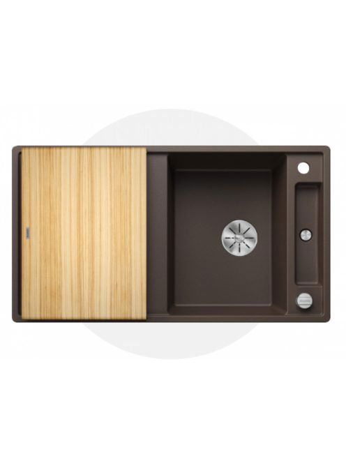 Blanco Axia III 5 S kávé Silgránit mosogató 91,5x51 cm excen