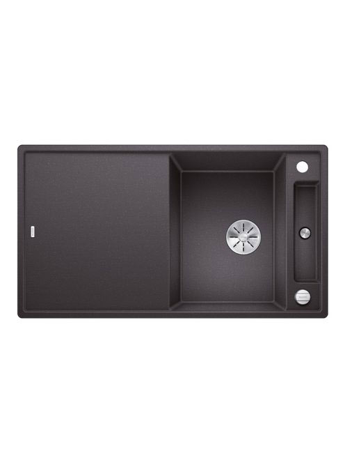 Blanco Axia III 5 S palaszürke mosogató üveg vágólappal 5232
