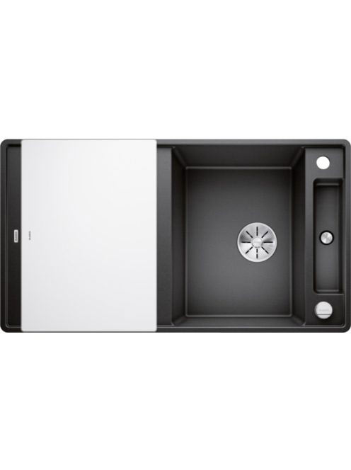 BLANCO Axia III 5 S-F Silgránit mosogató excenterrel, üveg v