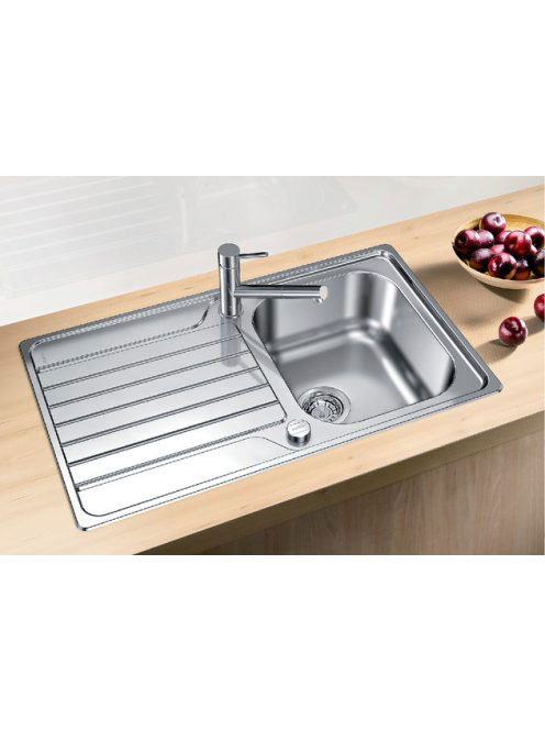Blanco Dinas 45S rozsdamentes acél mosogató két furattal 523