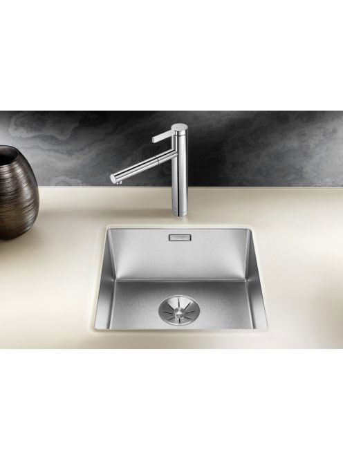 BLANCO Claron 400-U DX Durinox matt rozsdamentes acél mosoga