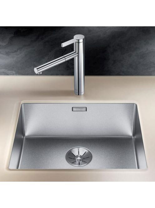 BLANCO Claron 500-U DX Durinox matt rozsdamentes acél mosoga