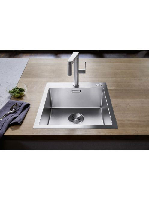 BLANCO Claron 400-IF/A DX Durinox matt rozsdamentes acél mos