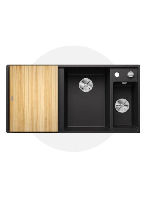 Blanco Axia III 6 S két medencés gránit mosogató 100x51 cm f