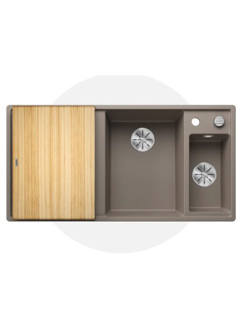 Blanco Axia III 6 S két medencés gránit mosogató 100x51 cm f