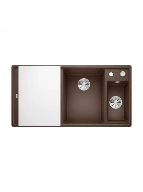 BLANCO Axia III 6 S-F kávé Silgránit mosogató excenterrel, ü