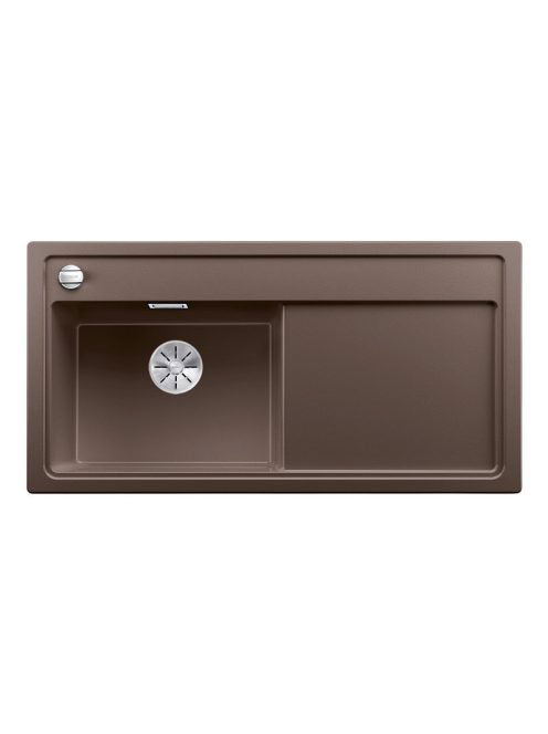 Blanco Zenar XL 6 S kávé mosogató baloldali főmedencével fa