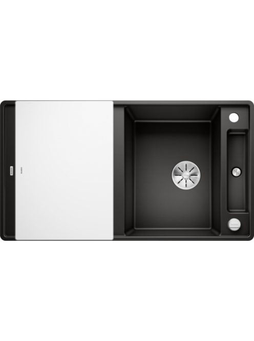 BLANCO Axia III 5 S-F Silgránit mosogató excenterrel, üveg v