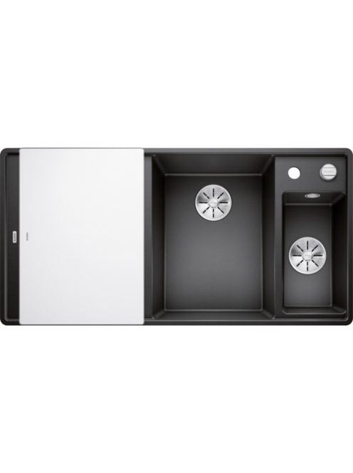 BLANCO Axia III 6 S-F fekete Silgránit mosogató excenterrel,