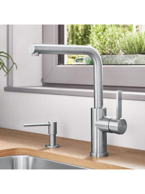 BLANCO Lanora-F ablak elé szerelhető mosogató csaptelep, fén